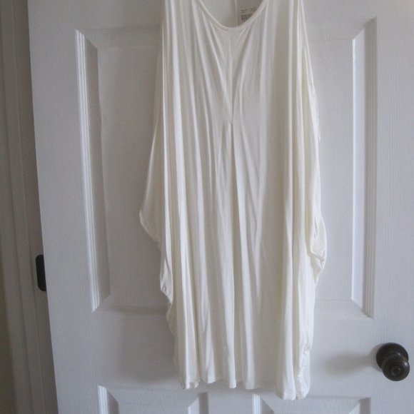 BARKINS OFF WHITE IVORY TANK DRESS XL NWT $24.95 - Picture 2 of 4